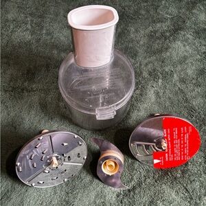 Cuisinart Food Processor Parts DLC - 5 Basic - Bowl, Top And pusher And 3 Blades